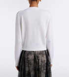 Erdem Embellished wool cardigan