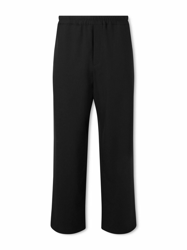 Photo: The Row - Ari Straight-Leg Wool Trousers - Black