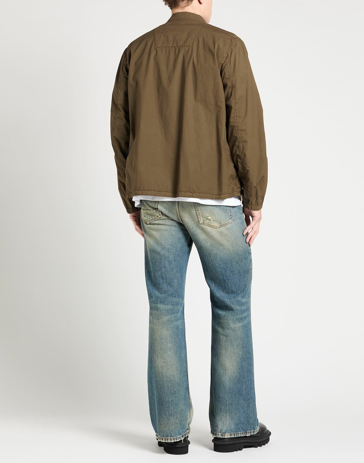 Herno Mens Shirt Military in Green