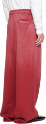 Entire Studios Red Full Sweatpants