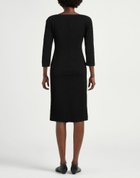 Manila Grace Womens Midi dress in Black