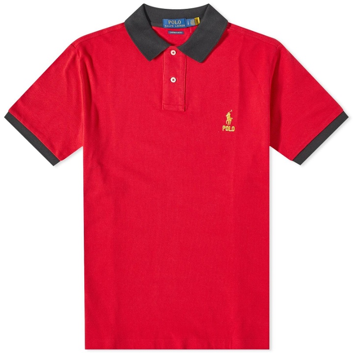 Photo: Polo Ralph Lauren Men's Polo Shirt in Red