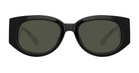Linda Farrow Debbie - Black / Yellow Gold Sunglasses