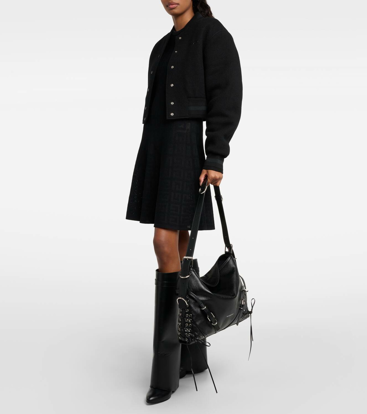Givenchy Voyou Medium leather shoulder bag