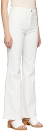See by Chloé White Flared Jeans