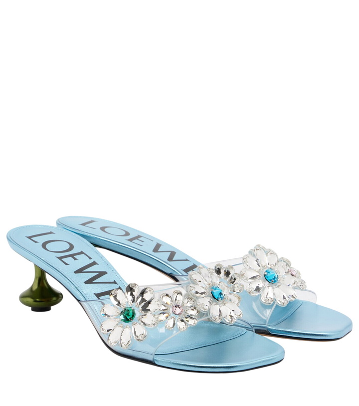 Photo: Loewe Paula's Ibiza Toy Crystal Flowers mules
