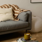 Tekla Fabrics Striped Lambswool Blanket in Hereford Stripes 