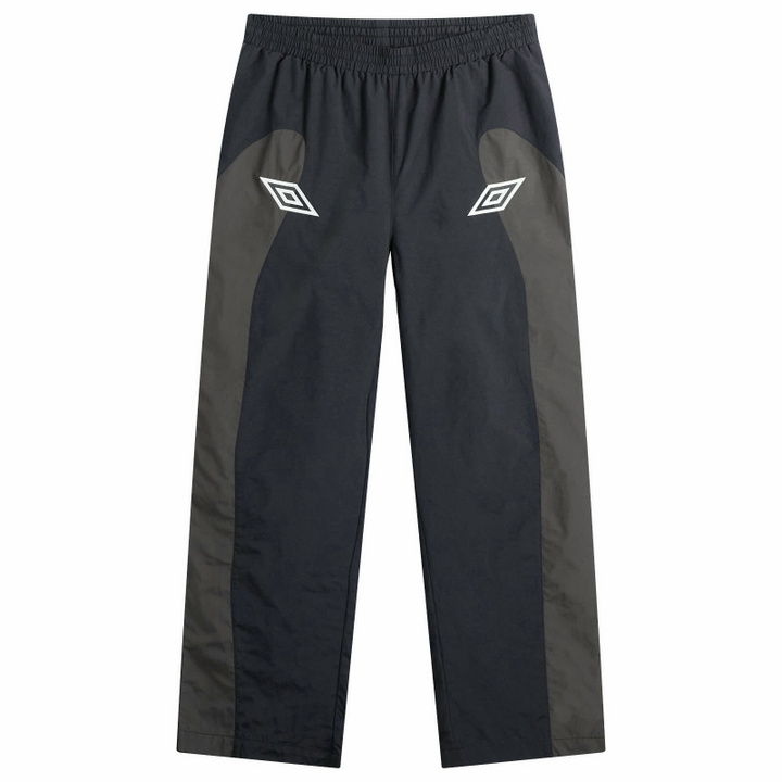 Photo: Umbro by Slam Jam Men's Guarding Tracksuit Pant in Black/Charcoal