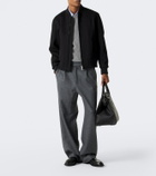 Lardini Virgin wool bomber jacket