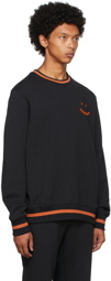 PS by Paul Smith Black & Orange Happy Sweatshirt