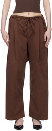 Gil Rodriguez Brown 'The Lou' Lounge Pants