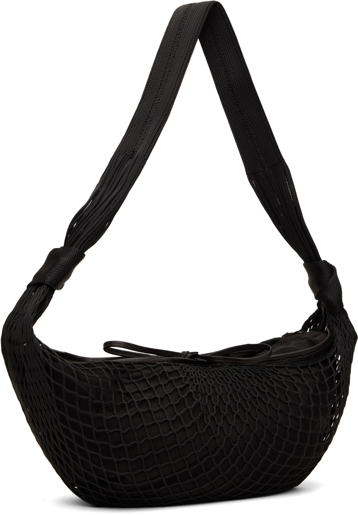 LEMAIRE Black FILT Edition Croissant Bag Lemaire