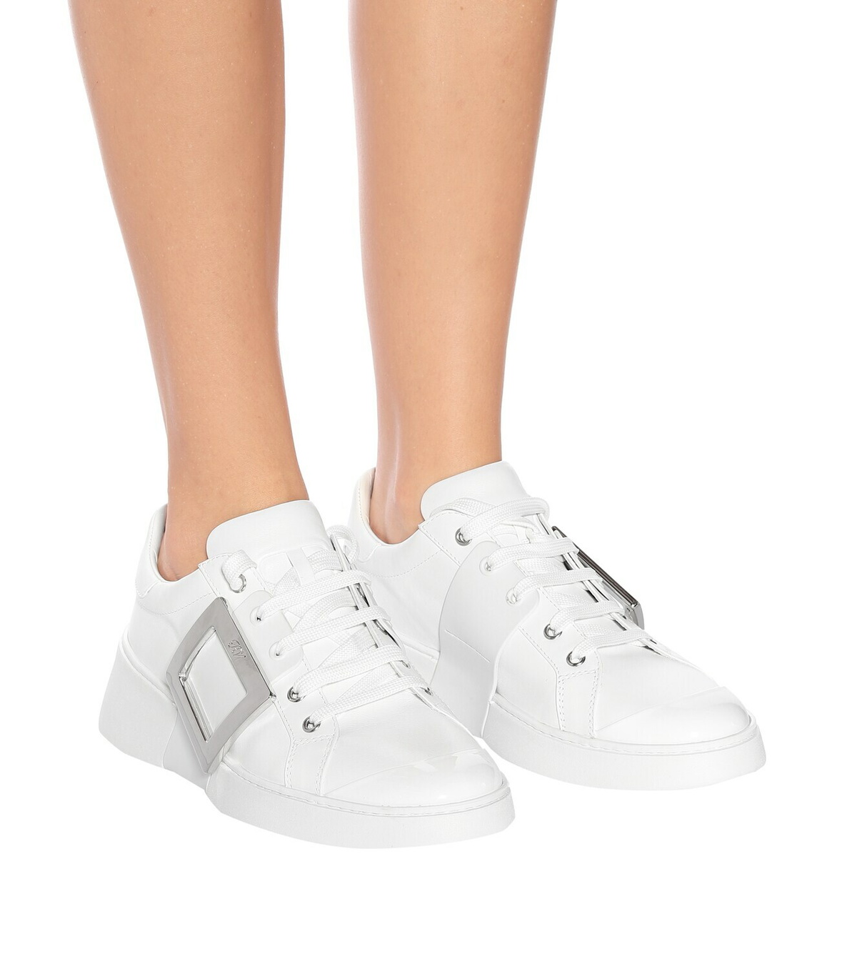 Roger Vivier Viv Skate leather sneakers Roger Vivier