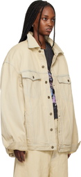 LU'U DAN Off-White Drifter Denim Jacket