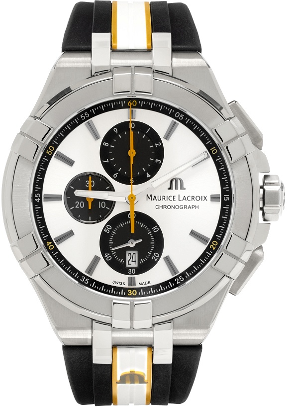 Photo: Maurice Lacroix Black Aikon Quartz Chronograph Special Edition Watch