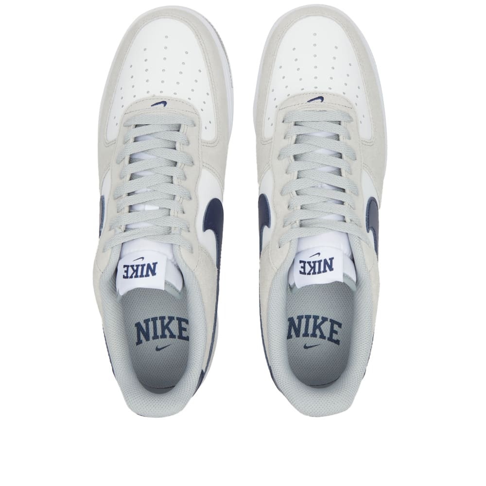 Nike Men's Air Force 1 '07 Sneakers in Light Smoke Grey/Midnight