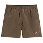 ROA Men's Helder 5 Inch Shorts in Brown