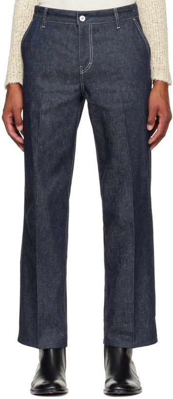Photo: Our Legacy Blue Work Jeans