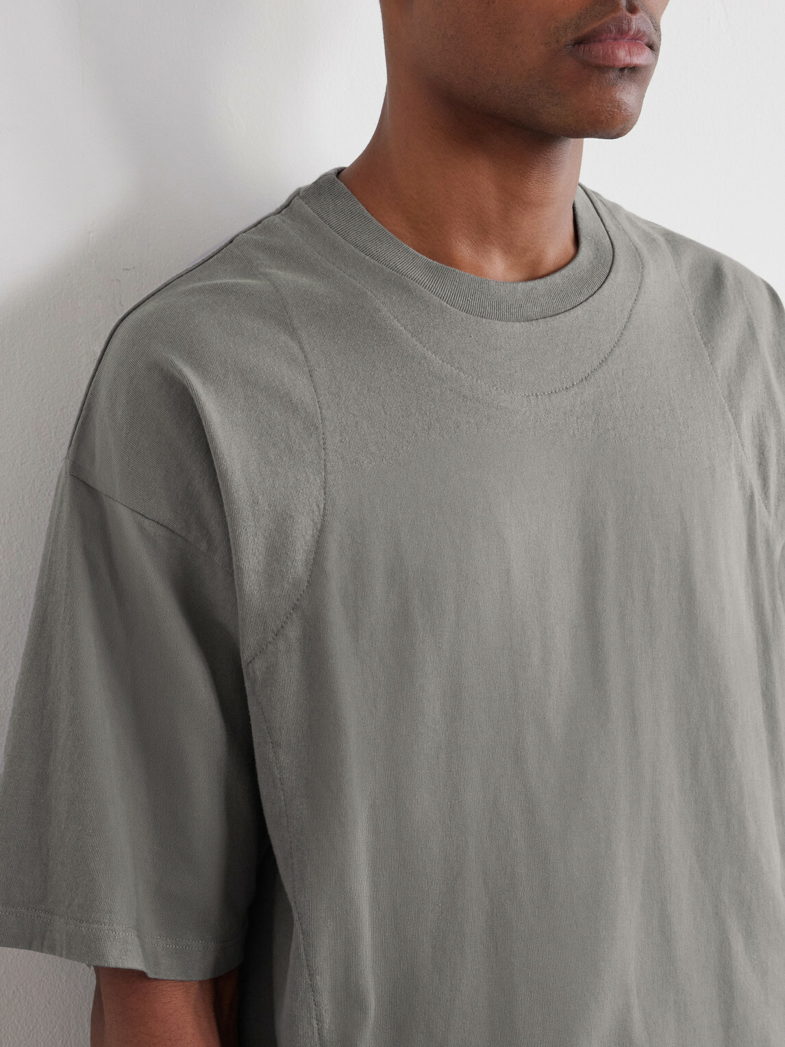 Maison Margiela - Layered Cotton-Jersey T-Shirt - Gray