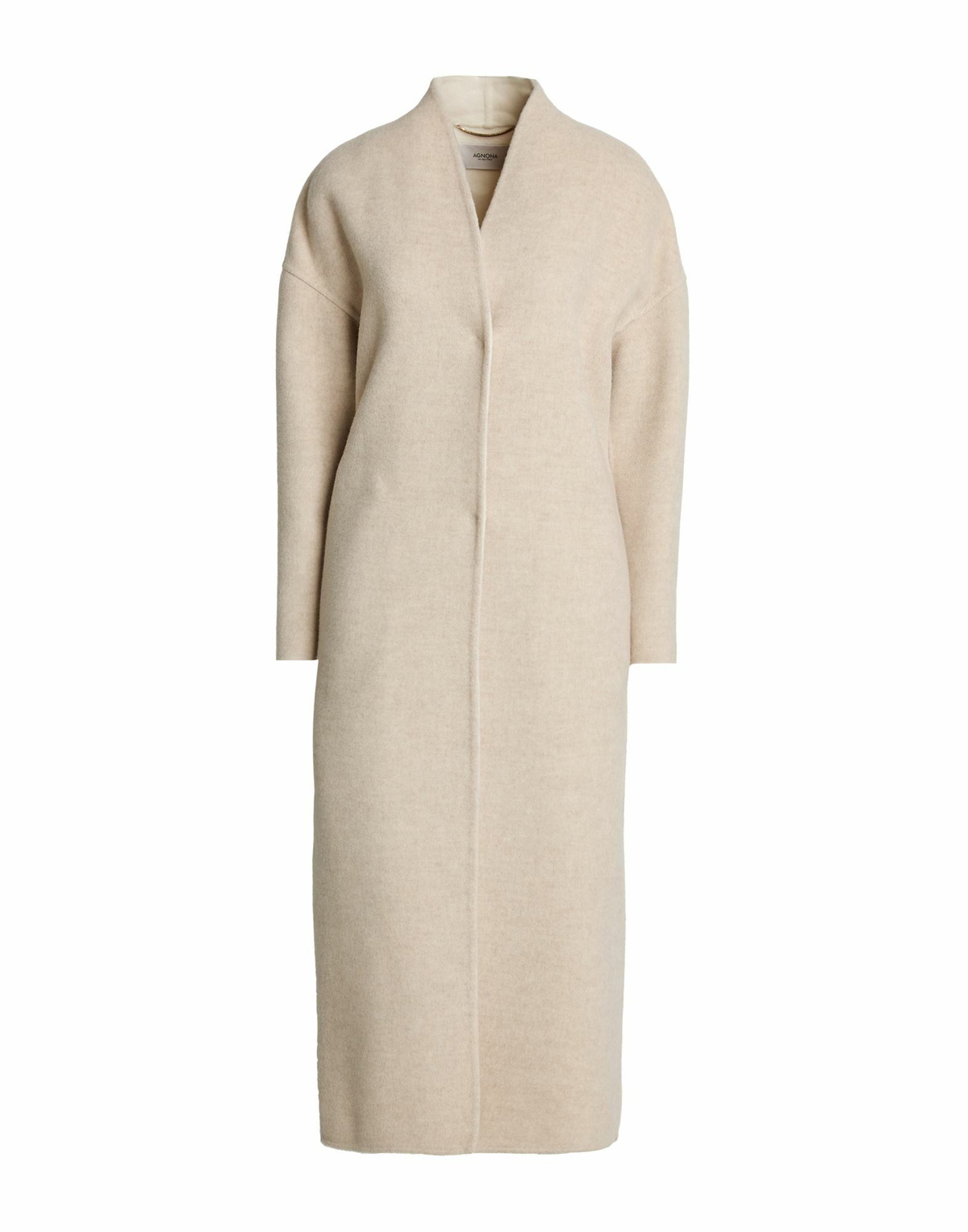Agnona Womens Coat in Ivory