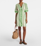 Velvet Lucy patterned cotton minidress