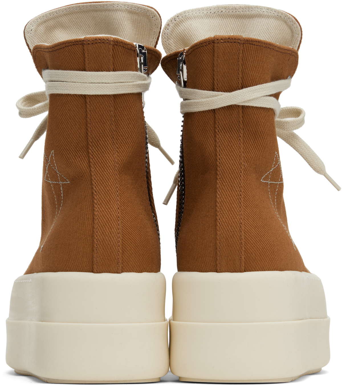 【Rick Owens】DRKSHDW Hollywood Double Bumper Sneaks Gray Hollywood Double Bumper Sneaks Sneakers by Rick Owens