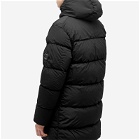 C.P. Company Men's Nycra Hooded Down Parka Jacket in Black