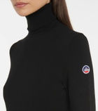 Fusalp Striped turtleneck knit sweater
