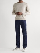 Peter Millar - Port Saddle Linen and Merino Wool-Blend Sweater - Gray