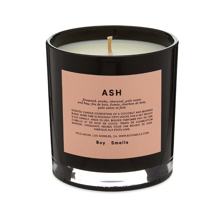 Photo: Boy Smells Ash Scented Candle