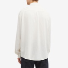 Our Legacy Men's Beyond Viscose Shirt in Cream Stripe Ceremony Viscose