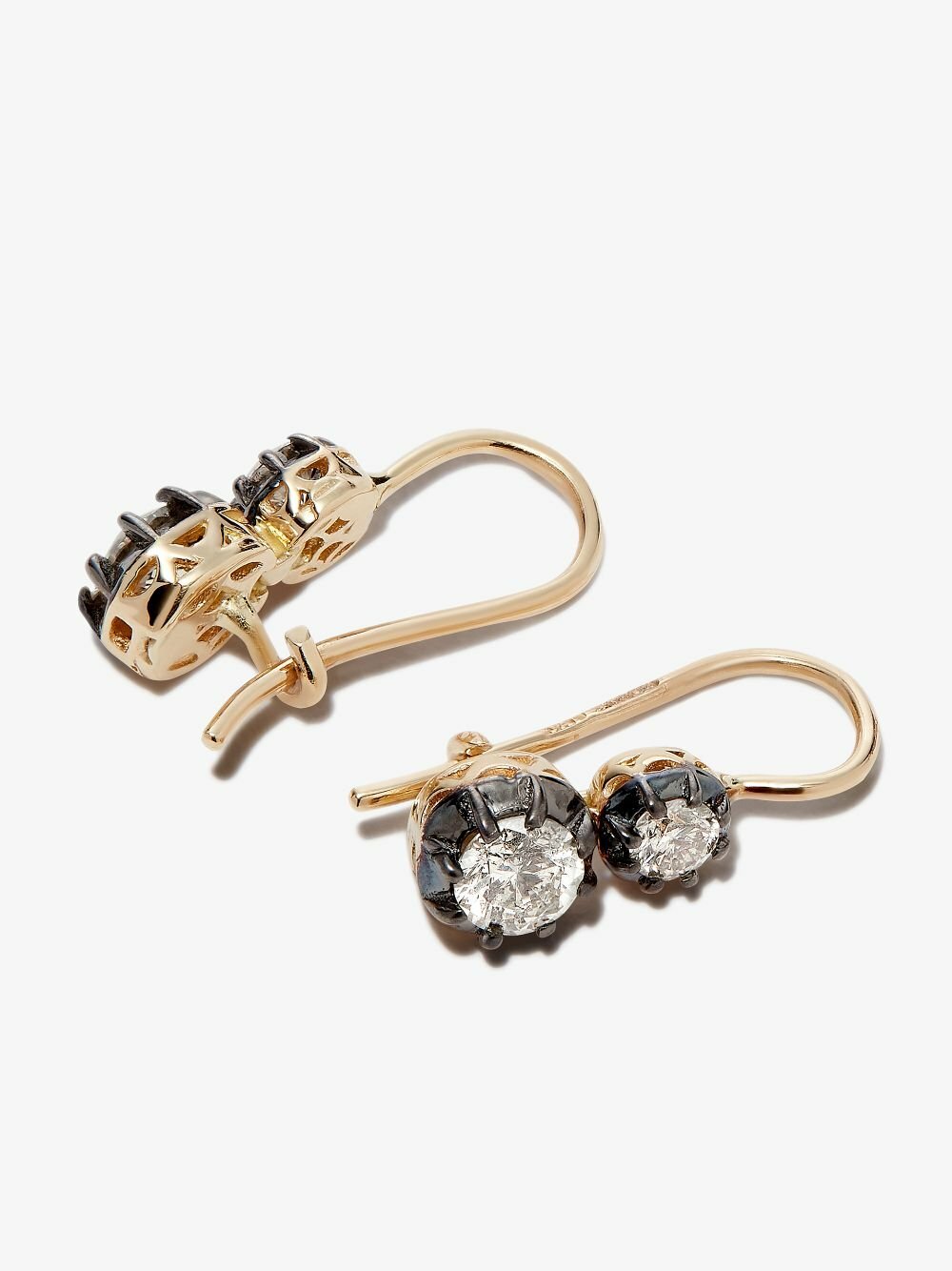 Jacquie Aiche 14K Yellow Gold Sophia Diamond Earrings