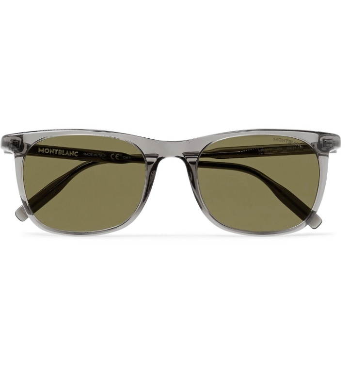 Photo: Montblanc - D-Frame Acetate Sunglasses - Gray