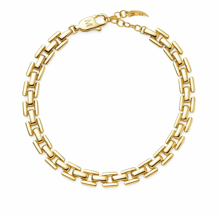 Photo: Missoma Women's Timepiece Link Chain Bracelet in Gold
