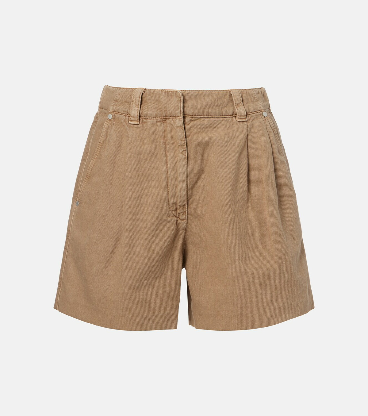 Brunello Cucinelli Cotton and linen Bermuda shorts