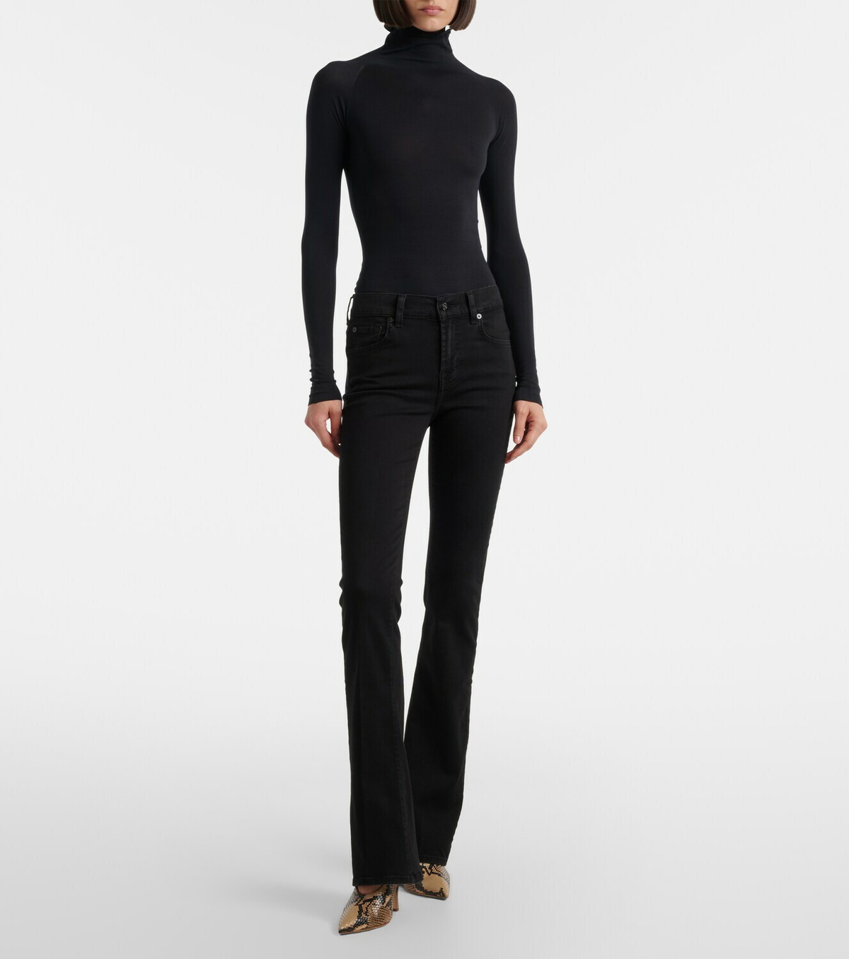 7 For All Mankind Mid-rise bootcut jeans