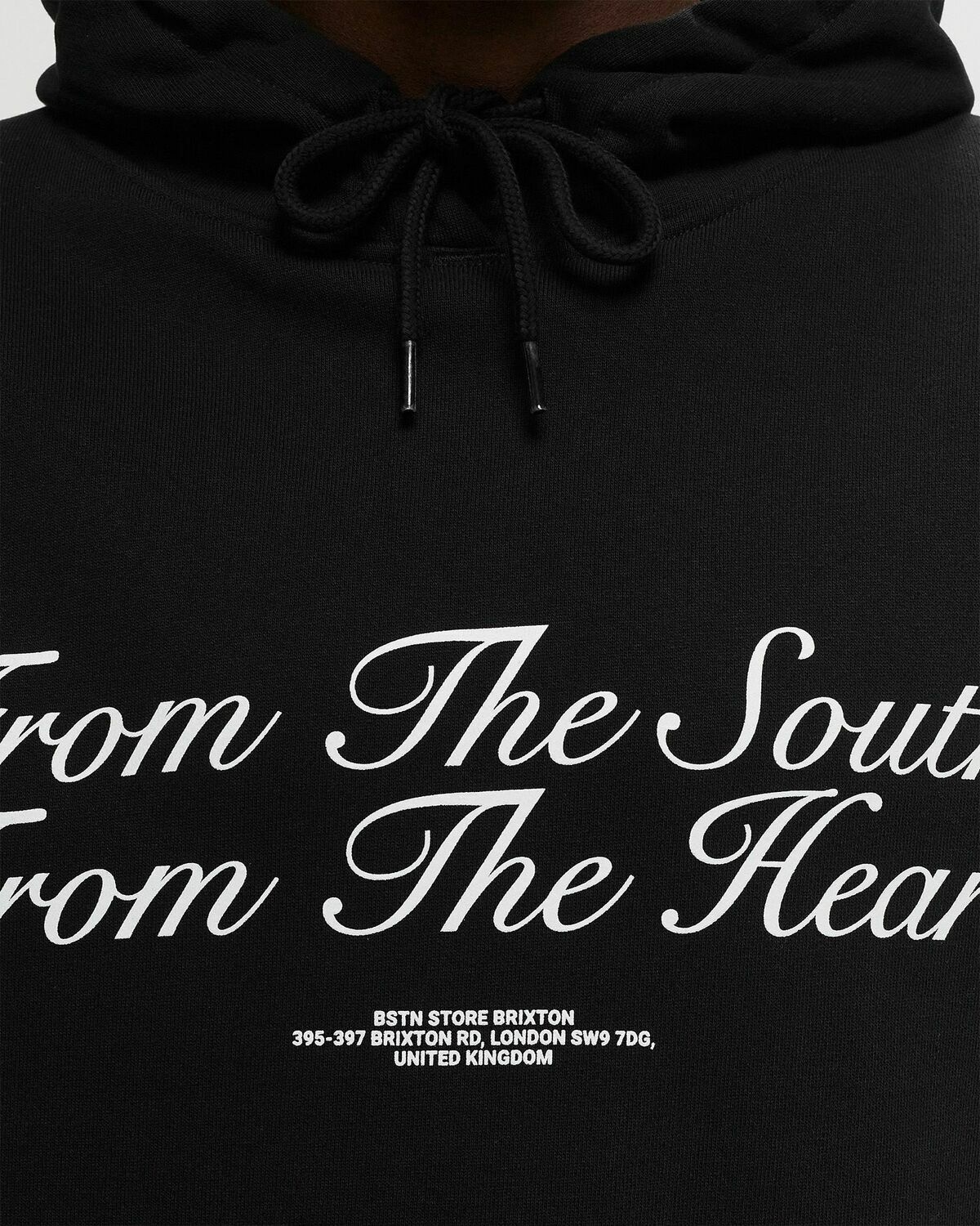 Bstn Brand From The South From The Heart Hoody Black - Mens - Hoodies