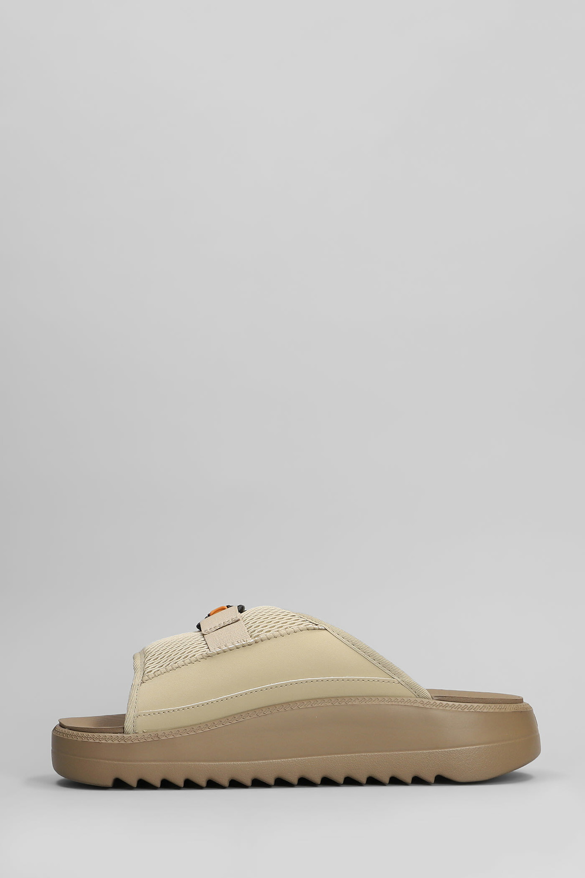 UGG Maxxer Slide 2.0 Flats In Beige Fabric Ugg