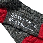 Universal Works Men's Hike Sock in Derby