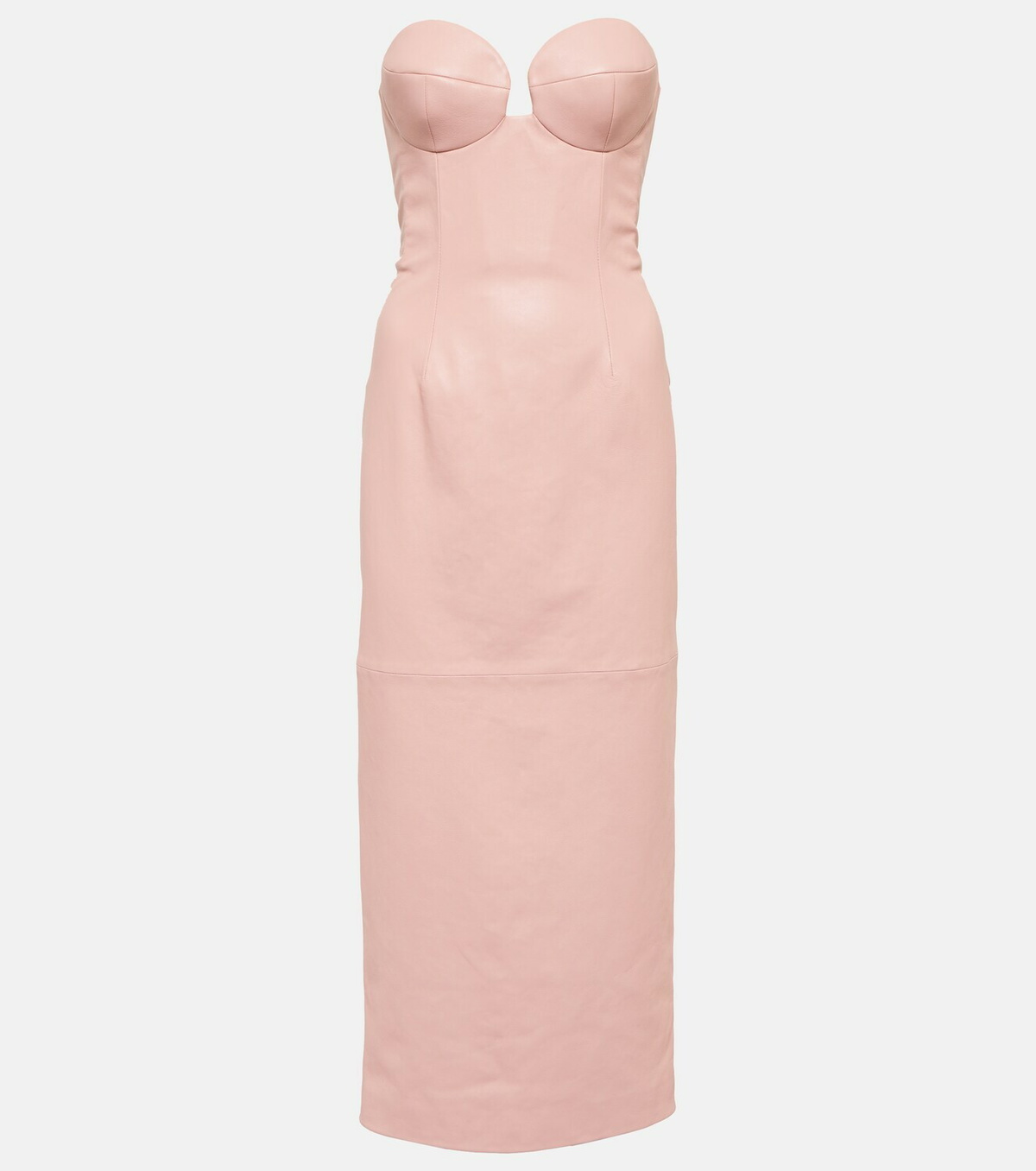 Magda Butrym - Leather bustier midi dress Magda Butrym