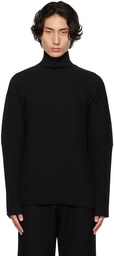 HOMME PLISSÉ ISSEY MIYAKE Black Rustic Turtleneck