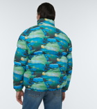 ERL - Quilted printed down jacket