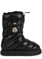 Moncler Gaia Quilted Nylon Snow Boots Black