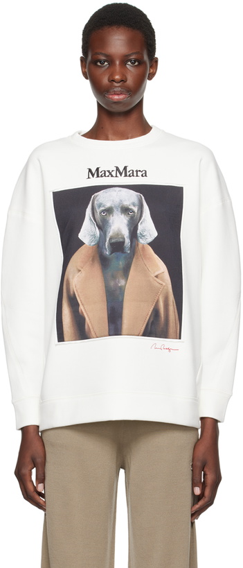 Photo: Max Mara Off-White Bacco Sweatshirt