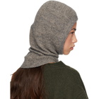 Maison Margiela Gray Wool Cotton Balaclava