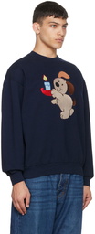 Online Ceramics Navy Puppy Sweatshirt