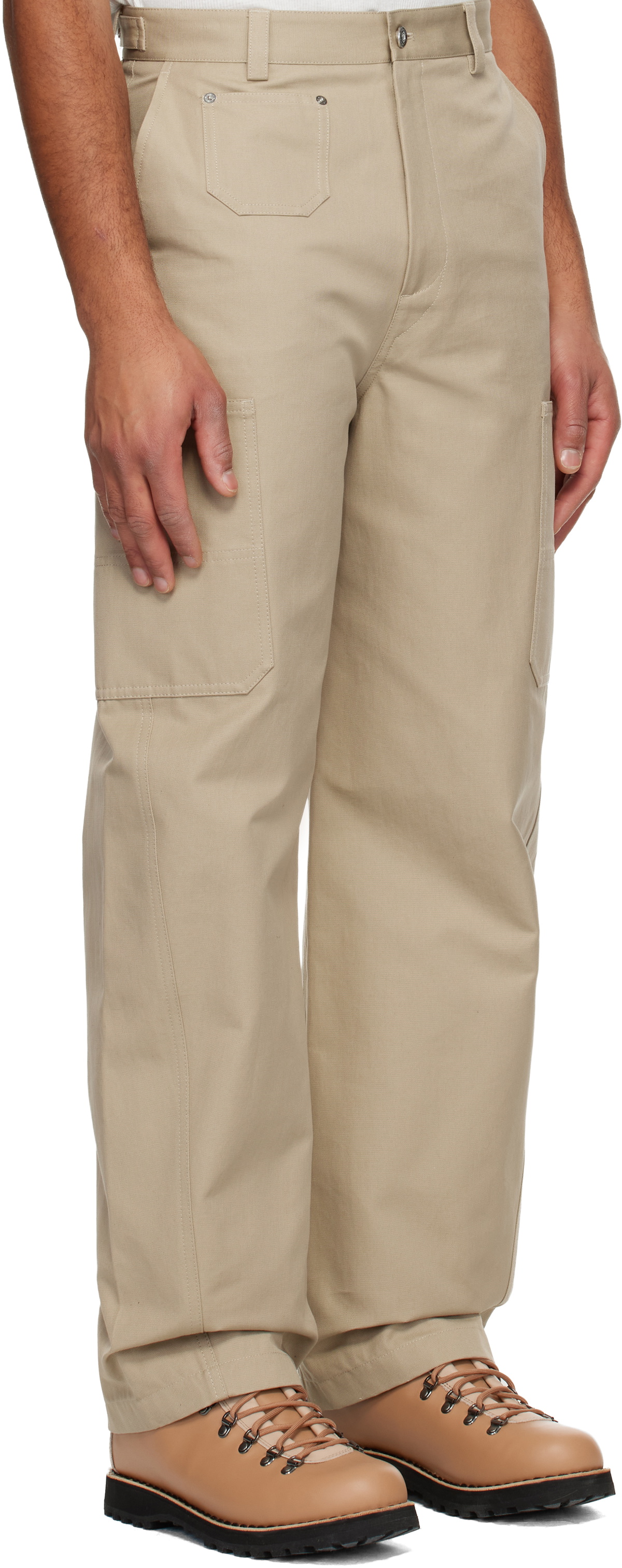 Givenchy Beige Cotton Cargo Pants