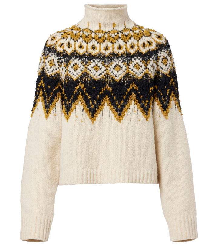 Photo: Proenza Schouler Lizzy fair isle cotton turtleneck sweater