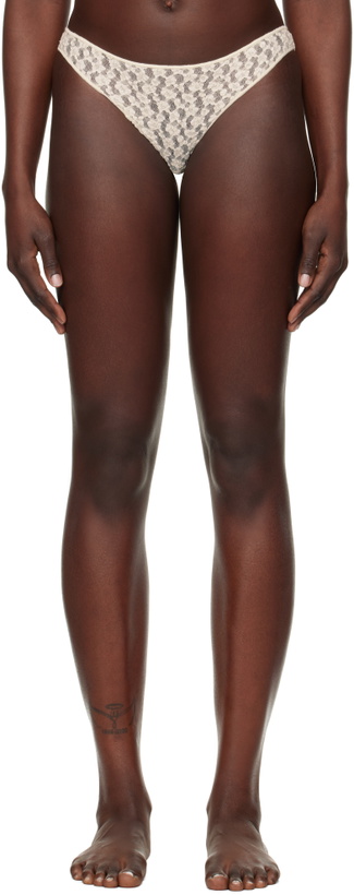 Photo: Baserange Off-White Crescent Briefs