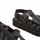 Clarks Originals Women's Meadow Buckle Sandal in Black Leather